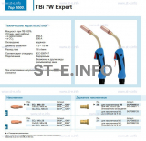 Горелка для полуавтоматической сварки TBi  7W Expert, длина 3 m. - st-e.info - Ярославль