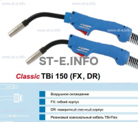 Горелка для полуавтоматической сварки TBi 240-blue-ESG, длина 5 метров - st-e.info - Ярославль