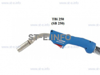 Горелка для полуавтоматической сварки TBi 250-blue-ESG, длина 5 метров - st-e.info - Ярославль