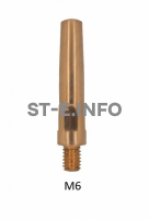 Наконечник М6*45*1,6 (для горелки qtb-500) Panasonic - st-e.info - Ярославль