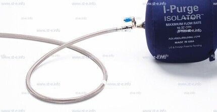 Односторонняя заглушка с трубкой и клапаном ISO 8" (203 mm)  - st-e.info - Ярославль