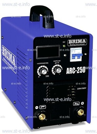 Сварочный аппарат Brima (инвертор) ARC 250 (220/380В) - st-e.info - Ярославль