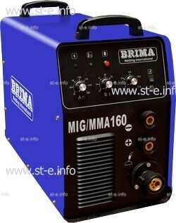 Сварочный полуавтомат инверторный одноблочный Brima MIG/MMA-160 - st-e.info - Ярославль